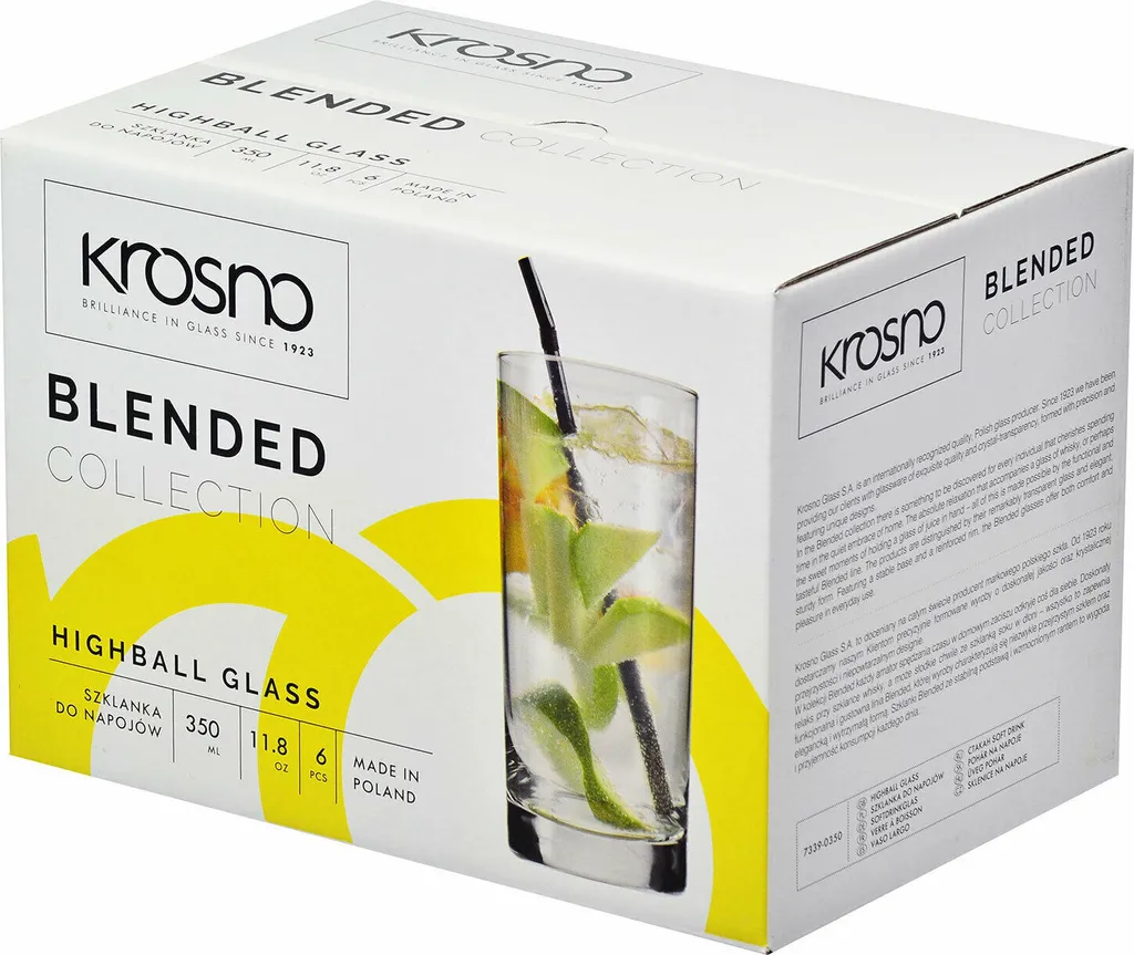 KROSNO Blended Longdrinkgläser, 6er-Set, 350 Ml 10 KROSNO Blended Longdrinkgläser, 6er-Set, 350 Ml – Bild 10