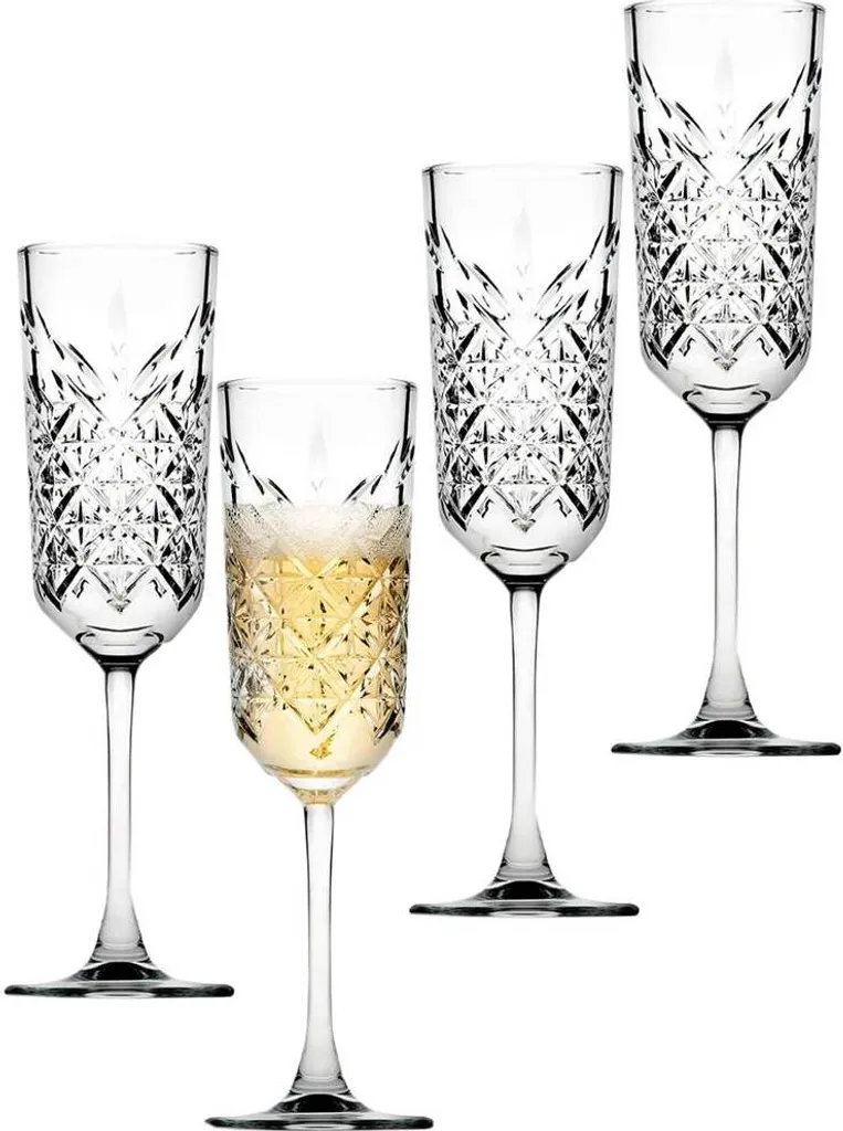 Pasabahce 440356 Timeless Sektglas, Sektkelch, 175ml, Glas, Transparent, 4 Stück 5 Pasabahce 440356 Timeless Sektglas, Sektkelch, 175ml, Glas, Transparent, 4 Stück – Bild 5