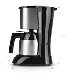 Kaffeemaschine Filter Kaffeemaschine 10 Tassen Thermoskanne Edelstahl Glaskanne -Küche Produkt Geschäft 31b8f3b7e50218c04b8e8224848a9209