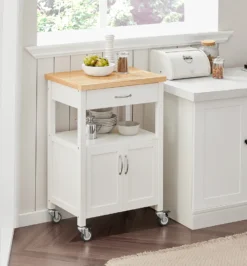 SoBuy Küchenwagen, Küchenschrank, Getränkewagen Fürs Büro FKW22-WN 14 SoBuy Küchenwagen, Küchenschrank, Getränkewagen Fürs Büro FKW22-WN -Küche Produkt Geschäft 345686321f9e9b10e29860223c46b70f