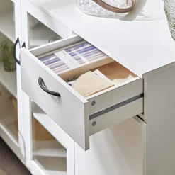 SoBuy FSB57-W Sideboard Auf Rollen Küchenwagen Küchenschrank Rollwagen Aufbewahrungsschrank Küchekommode Küchentrolley Weiß BHT Ca.: 116x86x40cm 13 SoBuy FSB57-W Sideboard Auf Rollen Küchenwagen Küchenschrank Rollwagen Aufbewahrungsschrank Küchekommode Küchentrolley Weiß BHT Ca.: 116x86x40cm -Küche Produkt Geschäft 35485c60ee391e7845163e88a1ac95c4