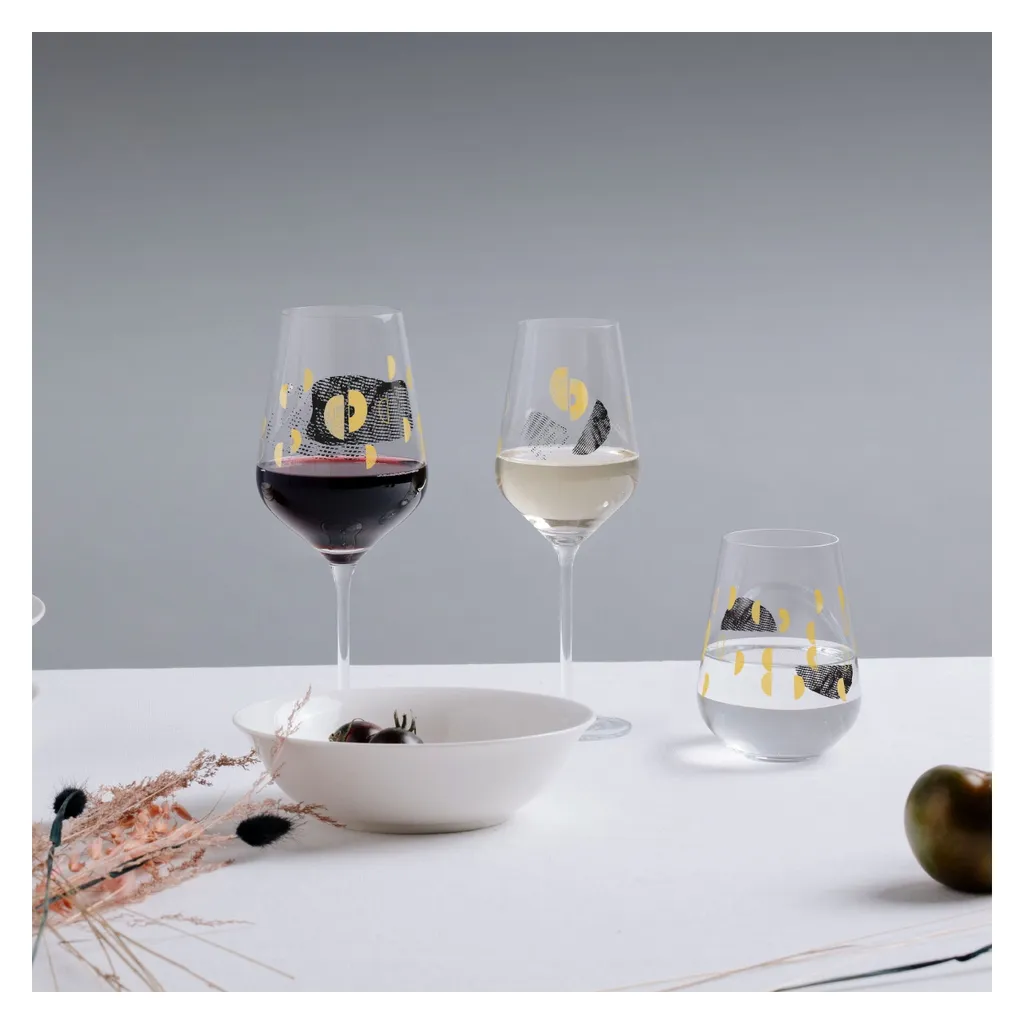 Sagengold Rotweinglas-Set #3, #4 Von Maike Schönebeck 9 Sagengold Rotweinglas-Set #3, #4 Von Maike Schönebeck – Bild 9