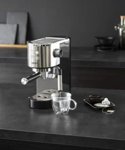 Krups XP 442 - Espresso Siebträger - Edelstahl/schwarz -Küche Produkt Geschäft 38dd2484da20845f317c3ff231f997d4