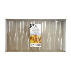 PAPSTAR Kunststoff-Sektglas 0,1 L Glasklar 10 Stück -Küche Produkt Geschäft 3a67669c96a81f7e7b8b6d744d8d3249