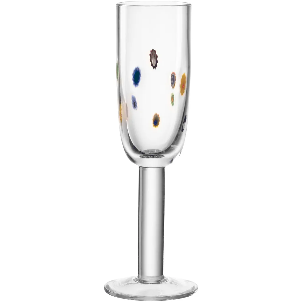 Leonardo Sektglas FIORI Mehrfarbig 1 Leonardo Sektglas FIORI Mehrfarbig