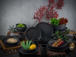 CreaTable 22978 Kombiservice Uno BLACK Für 4 Personen, Steinzeug, Schwarz (1 Set, 16-teilig) 14 CreaTable 22978 Kombiservice Uno BLACK Für 4 Personen, Steinzeug, Schwarz (1 Set, 16-teilig) -Küche Produkt Geschäft 3ce8d77569b7ca9d7a4f079e1a28fff7