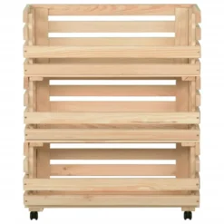 VidaXL Gemüsewagen 77x30x80 Cm Massivholz Kiefer -Küche Produkt Geschäft 3d0a8e3a9268075894f10466e16d49d2