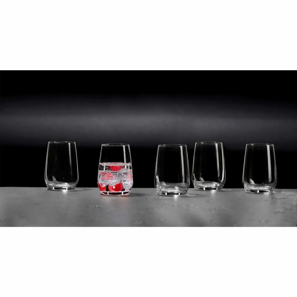 Ritzenhoff & Breker Wasserglas Flamenco 6er Set, Trinkbecher, Glas, Klar, 450 Ml, 814514 3 Ritzenhoff & Breker Wasserglas Flamenco 6er Set, Trinkbecher, Glas, Klar, 450 Ml, 814514 – Bild 3
