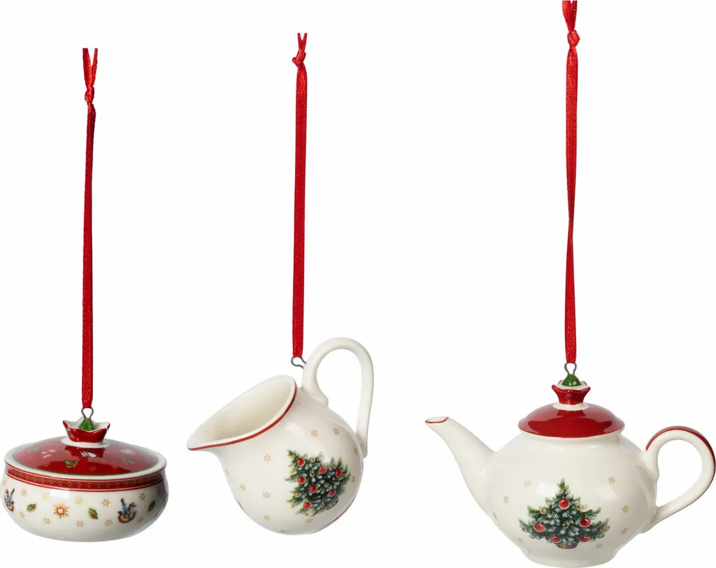 Villeroy & Boch Toy's Delight Decoration Ornamente Kaffeeset 3tlg. Weiß,rot 1486596668 1 Villeroy & Boch Toy's Delight Decoration Ornamente Kaffeeset 3tlg. Weiß,rot 1486596668