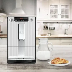 MELITTA E950-666 - Automatische Kaffeemaschine Solo Pure Silver - 1400 W - 3 Intensitätseinstellungen - 125 G Bohnenbehälter -Küche Produkt Geschäft 416fd94dd8e909a2a78502c09ff0c5f2