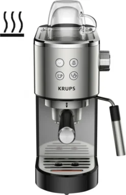 Krups XP 442 - Espresso Siebträger - Edelstahl/schwarz -Küche Produkt Geschäft 4189f749f8628d6def6980f6349469ea
