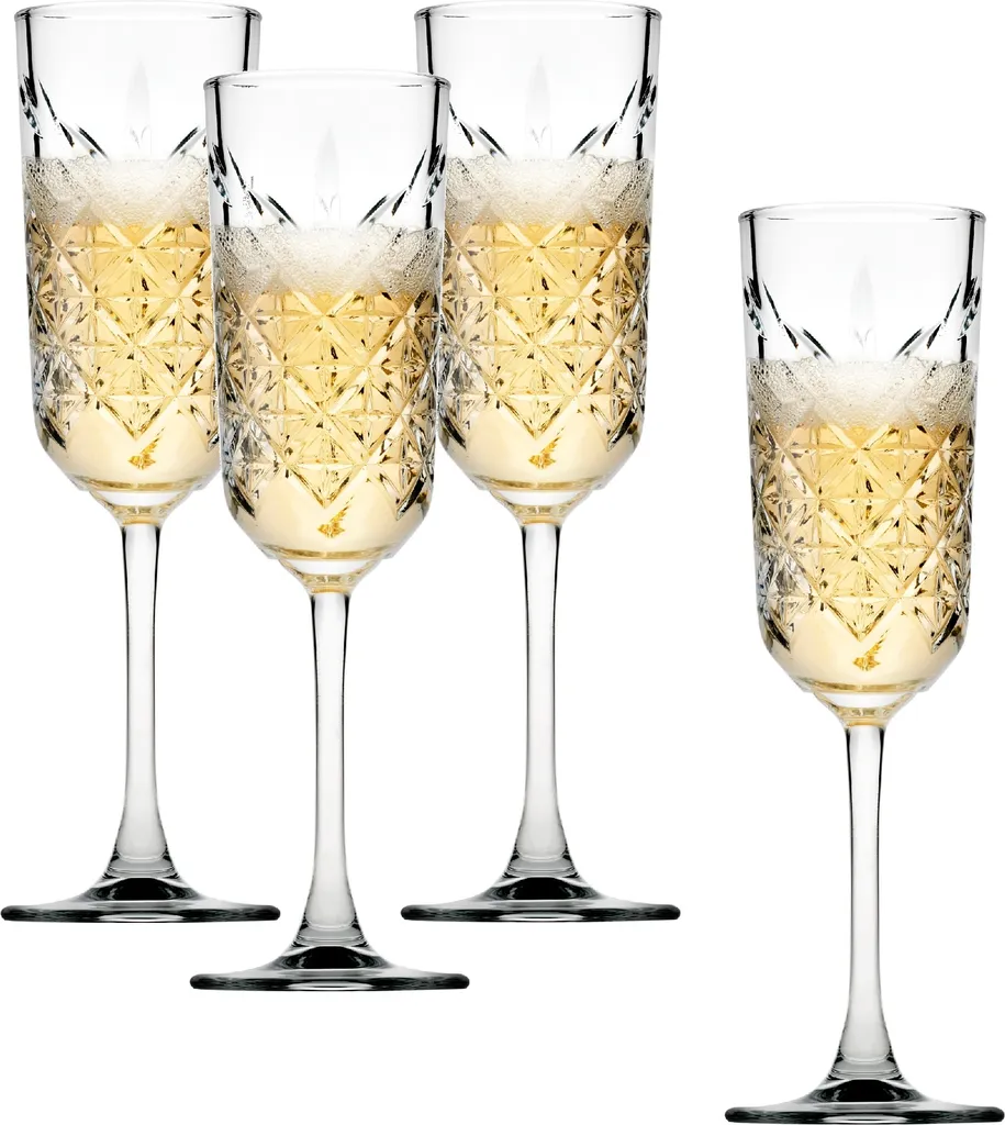 Pasabahce 440356 Timeless Sektglas, Sektkelch, 175ml, Glas, Transparent, 4 Stück 16 Pasabahce 440356 Timeless Sektglas, Sektkelch, 175ml, Glas, Transparent, 4 Stück – Bild 16