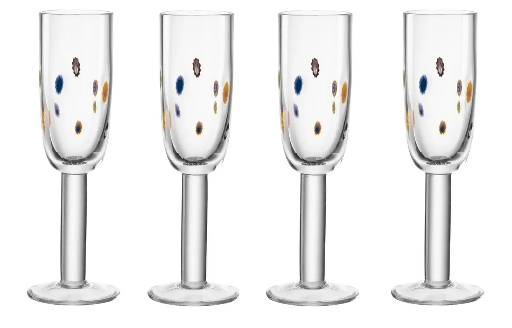 Leonardo Sektglas FIORI Mehrfarbig 6 Leonardo Sektglas FIORI Mehrfarbig – Bild 6