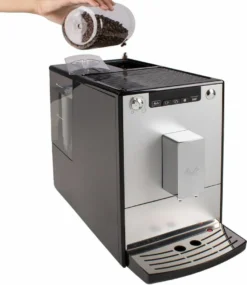 MELITTA E950-666 - Automatische Kaffeemaschine Solo Pure Silver - 1400 W - 3 Intensitätseinstellungen - 125 G Bohnenbehälter -Küche Produkt Geschäft 47d43e8e3ebb1114318fa9dbbff9121e
