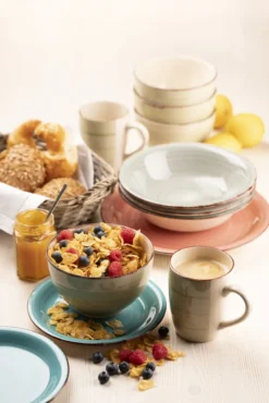 Mäser 931876 Tafelservice Lumaca Für 6 Personen, Steinzeug, Olivegrün (1 Set, 18-teilig) -Küche Produkt Geschäft 49dcbe748890718ee0bac57f81d337e3