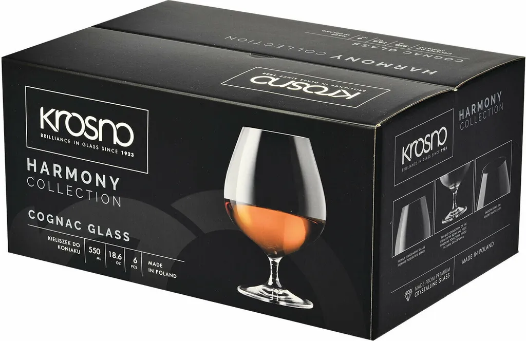 KROSNO Cognac-Gläser Cognacschwenker | Set Von 6 | 550 ML | Harmony Kollektion | Perfekt Für Zuhause, Restaurants Und Partys | Spülmaschinenfest 10 KROSNO Cognac-Gläser Cognacschwenker | Set Von 6 | 550 ML | Harmony Kollektion | Perfekt Für Zuhause, Restaurants Und Partys | Spülmaschinenfest – Bild 10