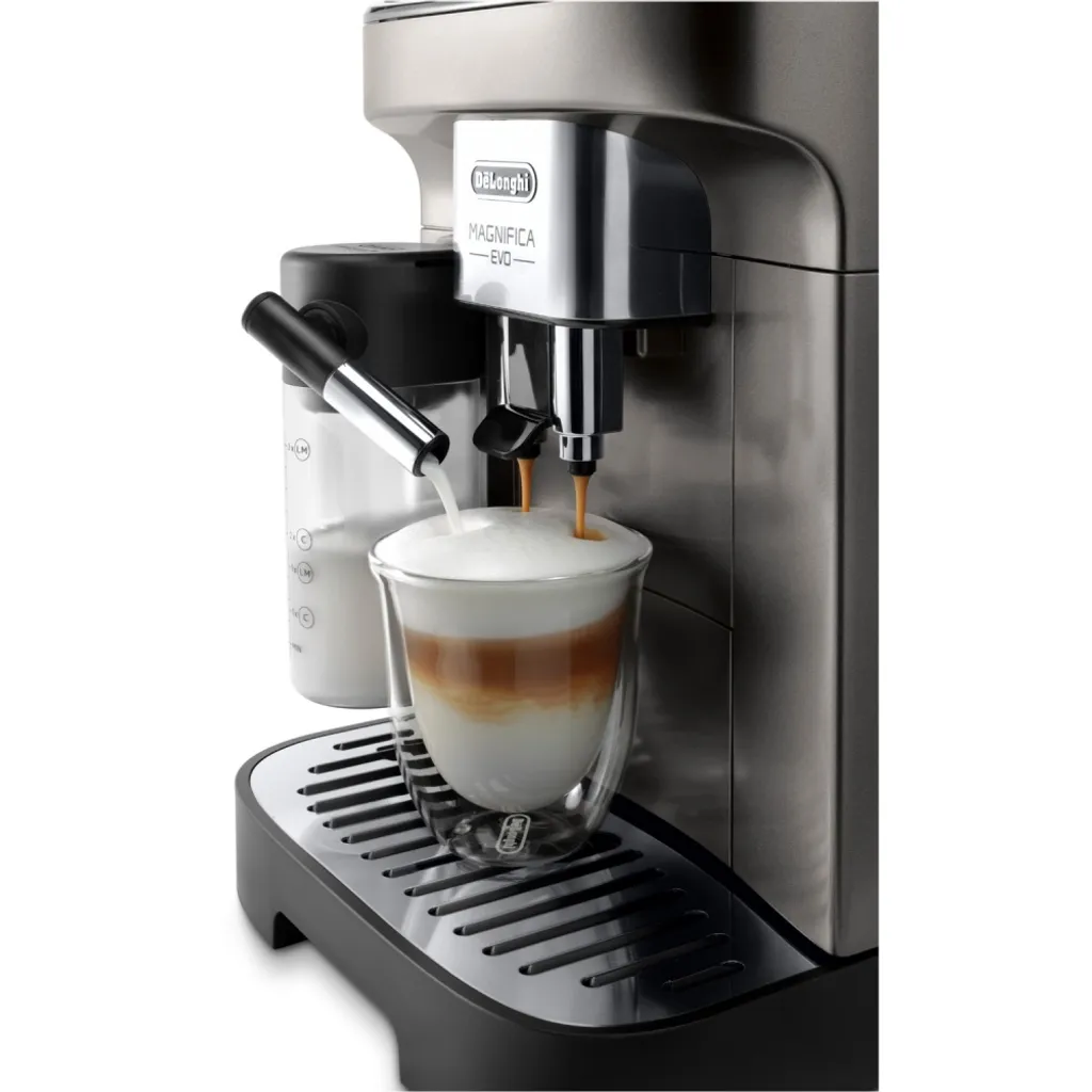 De'Longhi DeLonghi ECAM 290.81.TB Magnifica Evo Milk - Kaffee-Vollautomat - Titanium/schwarz 3 De'Longhi DeLonghi ECAM 290.81.TB Magnifica Evo Milk - Kaffee-Vollautomat - Titanium/schwarz – Bild 3
