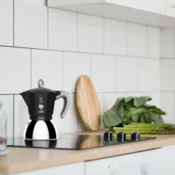 Bialetti MOKA 4TZ Induction Nera -Küche Produkt Geschäft 4bedd980394c7f115dde23e96cd0d334
