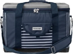 Anndora Kühltasche XL 40 Liter AHOI Mit Reissverschluss - Blau-weis-gestreift -Küche Produkt Geschäft 4c798ff64fd2890d9800e7dcdfce746e