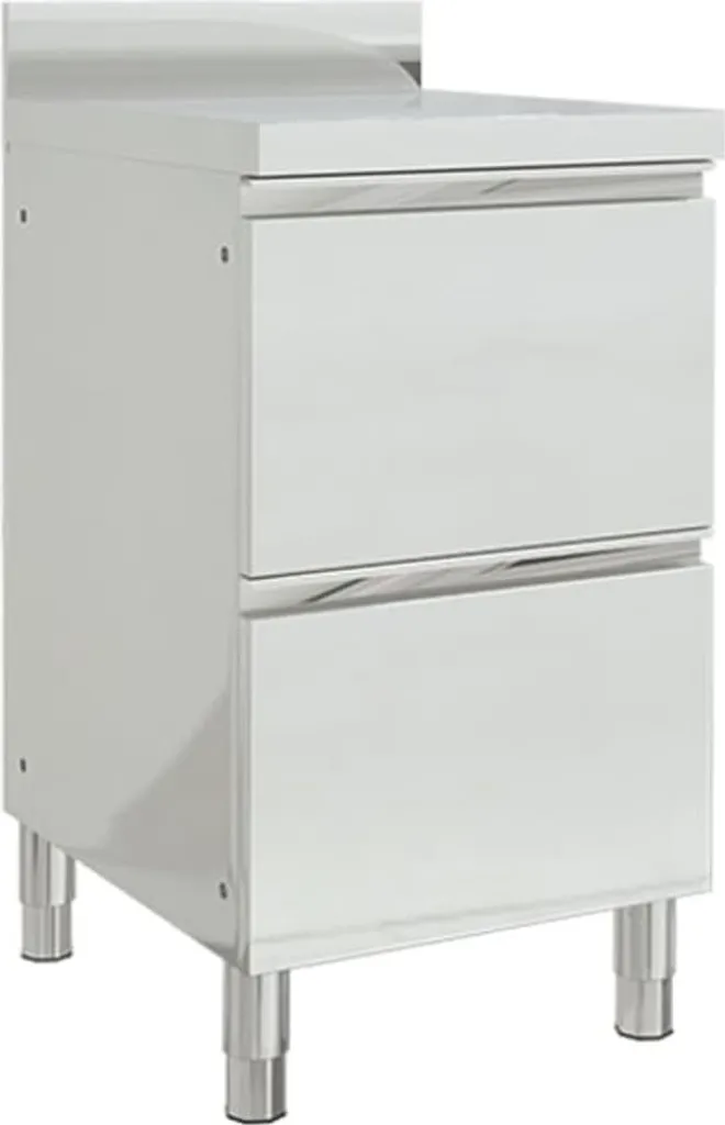 VIDAXL Möbel Gastro-Küchenschrank Mit 2 Schubladen Edelstahl 2023 1 VIDAXL Möbel Gastro-Küchenschrank Mit 2 Schubladen Edelstahl 2023