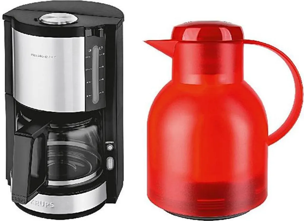Krups Kaffeemaschine KM321 ProAroma + Emsa Isolierkanne Samba 2 Krups Kaffeemaschine KM321 ProAroma + Emsa Isolierkanne Samba – Bild 2