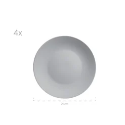 Mäser 931914 Kombiservice Pastell Selection Für 4 Personen, Steinzeug, Grau (1 Set, 16-teilig) -Küche Produkt Geschäft 4efb084554bd3cb06b8c5d5b914ffe3c