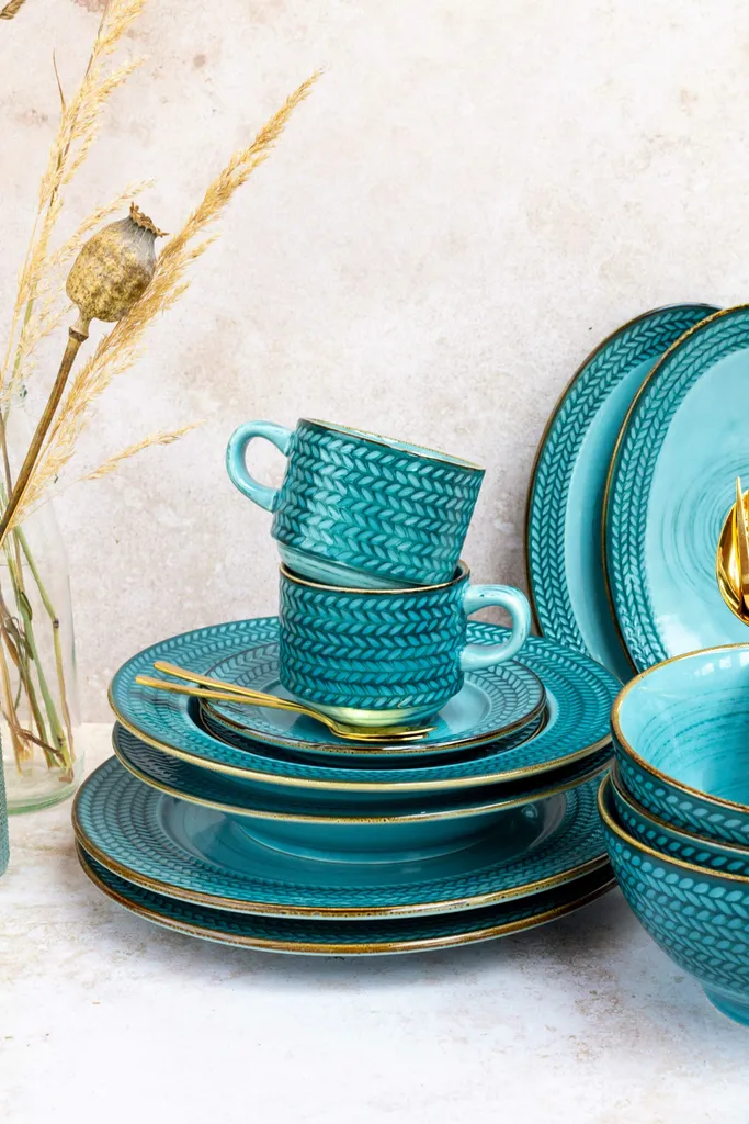 Mäser 931942 Kaffeeservice Prospero Für 6 Personen, Porzellan, Blau (1 Set, 12-teilig) 8 Mäser 931942 Kaffeeservice Prospero Für 6 Personen, Porzellan, Blau (1 Set, 12-teilig) – Bild 8