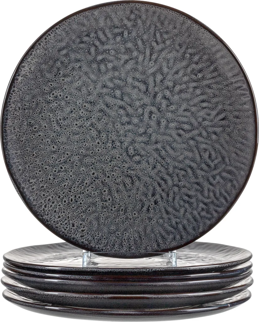 Leonardo Keramikgeschirr-Set Matera 18tlg. Grau, 026055 2 Leonardo Keramikgeschirr-Set Matera 18tlg. Grau, 026055 – Bild 2