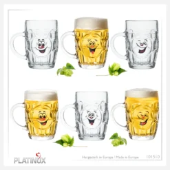 Biergläser 0,5L (max 700ml) Mit Henkel Und Lustigen Motiven Set 6 Teilig Bierkrug Karnevalsgläser 19 Biergläser 0,5L (max 700ml) Mit Henkel Und Lustigen Motiven Set 6 Teilig Bierkrug Karnevalsgläser -Küche Produkt Geschäft 56be31abf7667f27dfa66f8316f31bd9