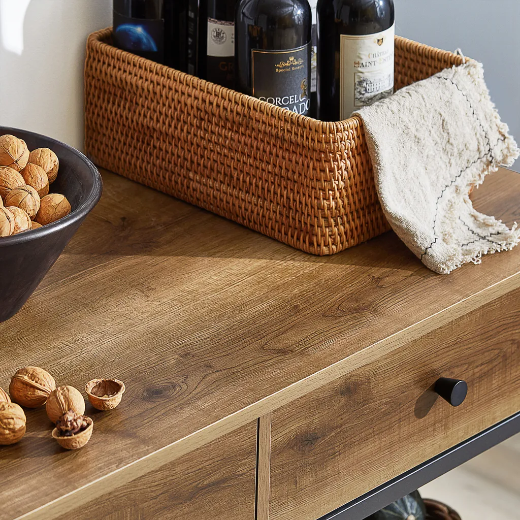 SoBuy FKW112-PF Küchenwagen Servierwagen Küchenregal Kücheninsel Flurschrank Sideboard Beistelltisch Rollwagen Industrie-Design BHT Ca.: 100x93x45cm 6 SoBuy FKW112-PF Küchenwagen Servierwagen Küchenregal Kücheninsel Flurschrank Sideboard Beistelltisch Rollwagen Industrie-Design BHT Ca.: 100x93x45cm – Bild 6