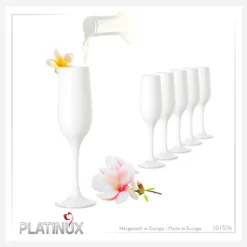 Weiße Sektgläser Set 6 Teilig Champagnergläser 160ml (max. 200ml) Aus Glas -Küche Produkt Geschäft 5d458afdaaa27f2547f4a92e2f97b69d
