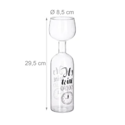 Relaxdays Weinflasche Glas Aufsatz 750 Ml 12 Relaxdays Weinflasche Glas Aufsatz 750 Ml -Küche Produkt Geschäft 60e300d0886357c2a08047877f6c11fb