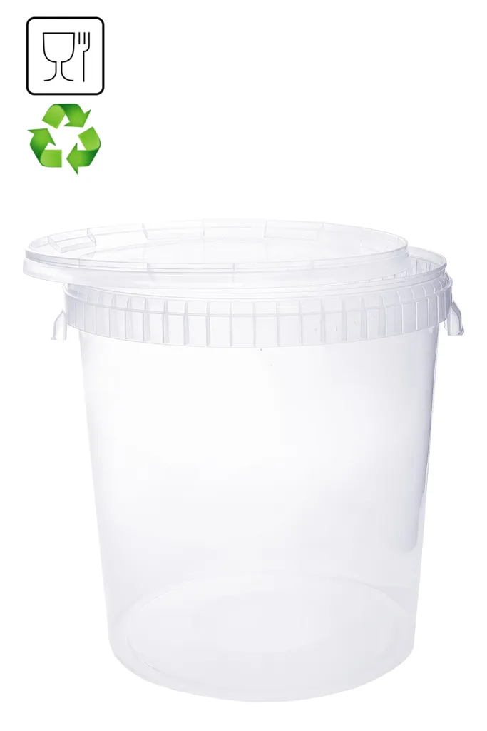 BENBOW Eimer + Transparenter Deckel, Anzahl:1, Farbe:Transparent, Größe:30L 9 BENBOW Eimer + Transparenter Deckel, Anzahl:1, Farbe:Transparent, Größe:30L – Bild 9