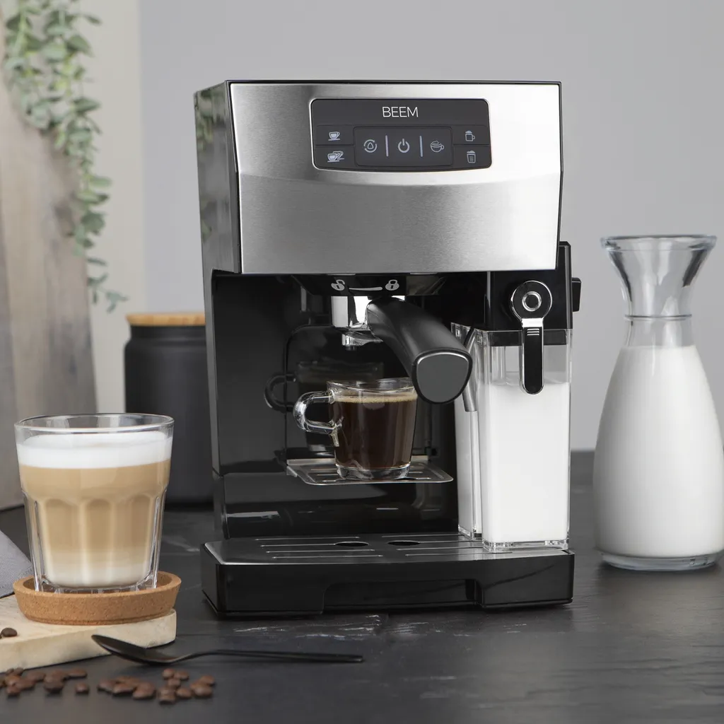 Espressomaschine Siebträger Maschine Barista Edelstahl Milchschaumdüse 20 Bar 7 Espressomaschine Siebträger Maschine Barista Edelstahl Milchschaumdüse 20 Bar – Bild 7
