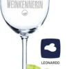 Leonardo Weinglas Mit Gravur - E Weinkennerin - Geschenk Für Hobby-Sommelier & Weinliebhaber - Weingläser - Geburtstagsgeschenk Für Frauen & Männer