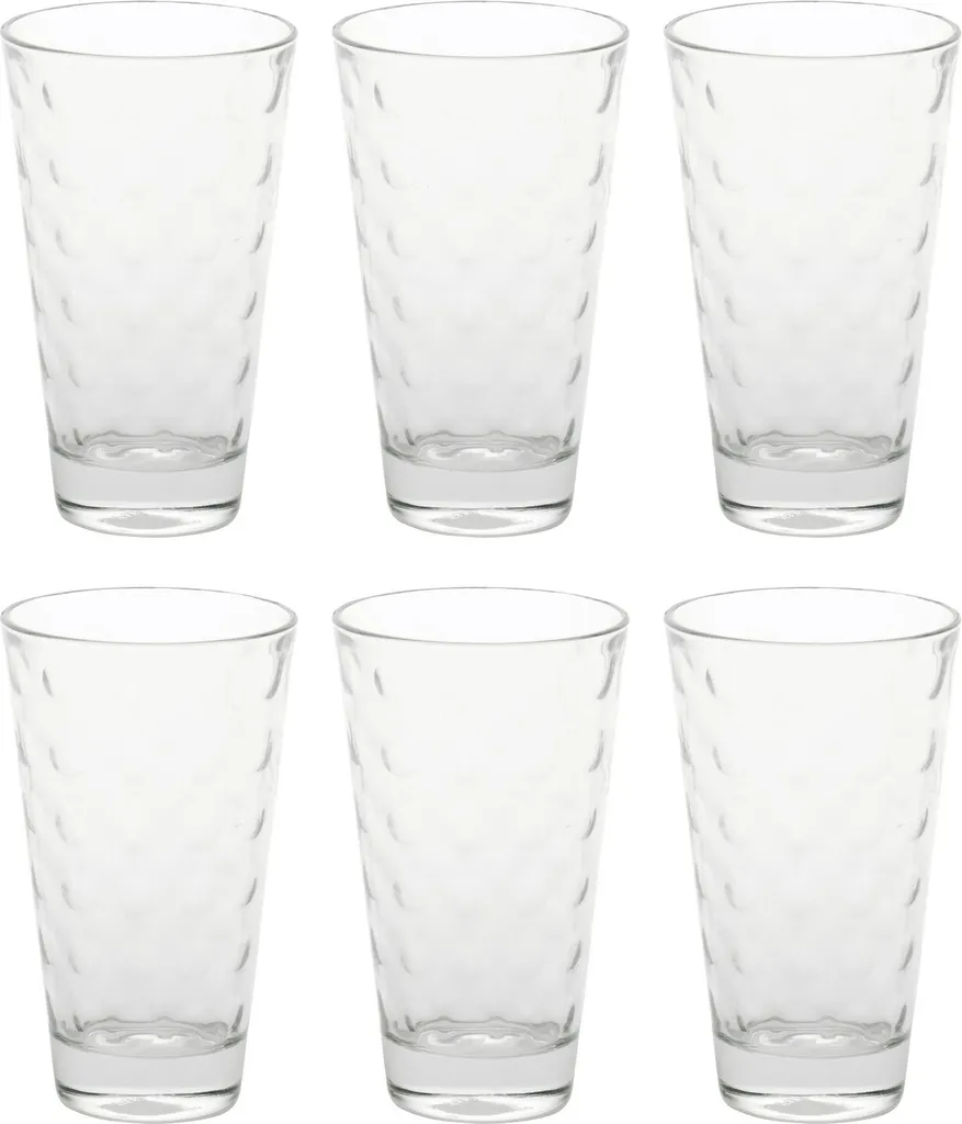 LEONARDO 012684 Optic Longdrinkbecher, Glas, 300 Ml, Ø 8 X 13 Cm, Klar (6 Stück) 1 LEONARDO 012684 Optic Longdrinkbecher, Glas, 300 Ml, Ø 8 X 13 Cm, Klar (6 Stück)