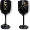 Moët & Chandon 4x Champagnergläser Champagner Gläser Set In Schwarz