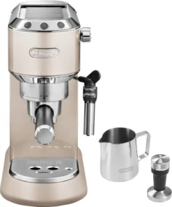 De'Longhi Delonghi Kaffeemaschine Dedica Metallics EC785.BG Pumpendruck 15 Bar, Eingebauter Milchaufschäumer, Manuell, 1300 W, Beige 17 De'Longhi Delonghi Kaffeemaschine Dedica Metallics EC785.BG Pumpendruck 15 Bar, Eingebauter Milchaufschäumer, Manuell, 1300 W, Beige -Küche Produkt Geschäft 64b2096b80c4c08a7d6481d7047dc8aa