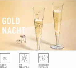 Goldnacht Champagnerglas-Set H22 Von Ritzenhoff Design Team -Küche Produkt Geschäft 65fb67a7029669d35dc6bf31847724f5