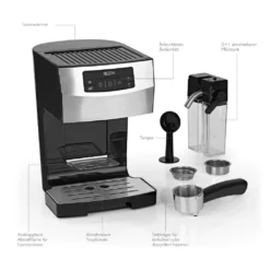 Espressomaschine Siebträger Maschine Barista Edelstahl Milchschaumdüse 20 Bar 18 Espressomaschine Siebträger Maschine Barista Edelstahl Milchschaumdüse 20 Bar -Küche Produkt Geschäft 6873b29dc99c3b99610a53493fdfb180