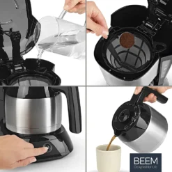 BEEM Filter Kaffeemaschine Thermo Permanentfilter 900W Filterkaffee Edelstahl -Küche Produkt Geschäft 69903d9b9cd8c6c78ec9eadc474e1230