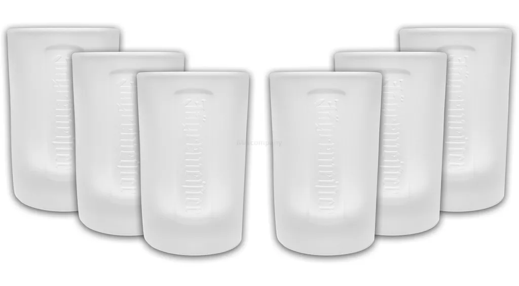 Jägermeister Shotglas Gläser-Set - 6x Shotgläser Milchglas Weiss 1 Jägermeister Shotglas Gläser-Set - 6x Shotgläser Milchglas Weiss