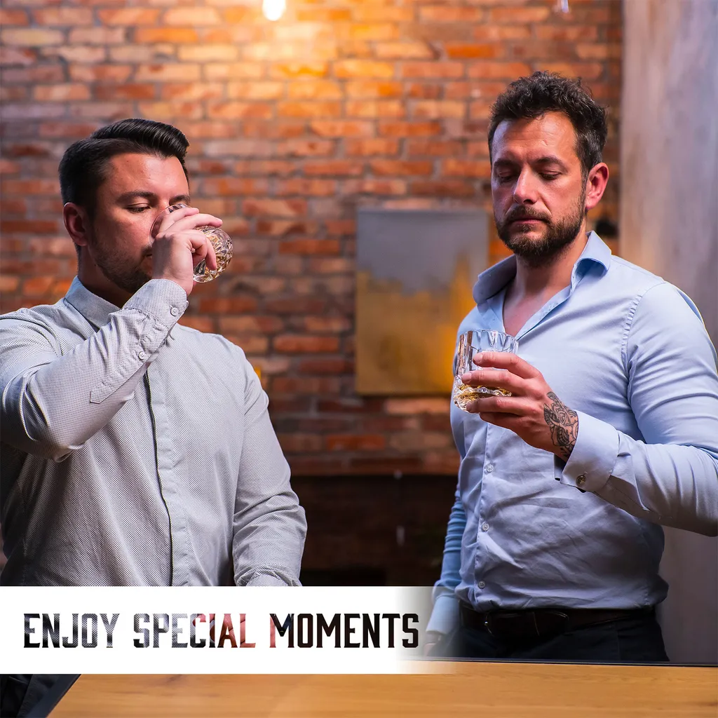 Whisiskey - Whiskygläser Set – 2 Tumbler Gläser (2x 320 Ml) – Whisky Geschenkset - Whisky Zubehör Set - Geschenke Für Männer 6 Whisiskey - Whiskygläser Set – 2 Tumbler Gläser (2x 320 Ml) – Whisky Geschenkset - Whisky Zubehör Set - Geschenke Für Männer – Bild 6