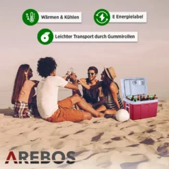 AREBOS Elektrische Kühlbox 40 Liter, Zum Kühlen Und Warmhalten, Mobil Kühlschrank Mit ECO Modus, 12/230 V Für Auto Und Steckdose 13 AREBOS Elektrische Kühlbox 40 Liter, Zum Kühlen Und Warmhalten, Mobil Kühlschrank Mit ECO Modus, 12/230 V Für Auto Und Steckdose -Küche Produkt Geschäft 6cfac14ffd2d517db5c8dece0fb391ed