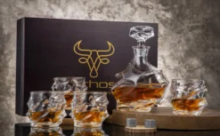 Echos Whiskyset | Whiskygläser | 7-Teiliges Whiskeyset | Geschenkset