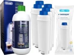 DeLonghi EcoDecalk Entkalker+ 5 Wasserfilter Von Wesper Kompatible Mit DeLonghi ECAM Magnifica S 23.210.B