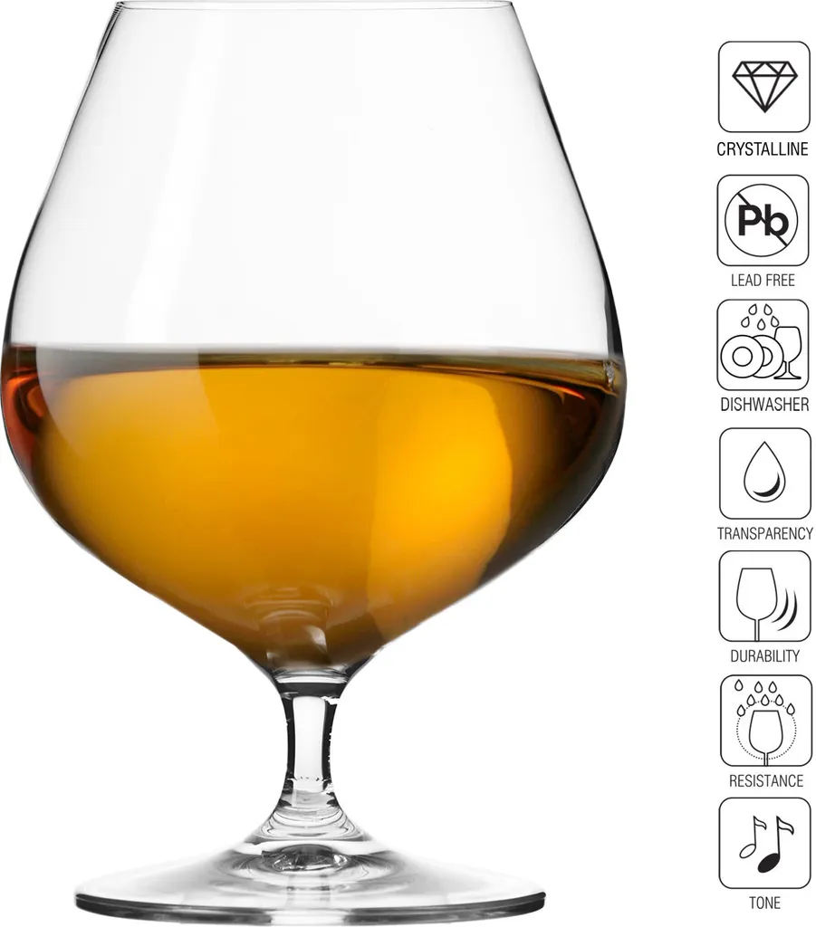 KROSNO Cognac-Gläser Cognacschwenker | Set Von 6 | 550 ML | Harmony Kollektion | Perfekt Für Zuhause, Restaurants Und Partys | Spülmaschinenfest 15 KROSNO Cognac-Gläser Cognacschwenker | Set Von 6 | 550 ML | Harmony Kollektion | Perfekt Für Zuhause, Restaurants Und Partys | Spülmaschinenfest – Bild 15