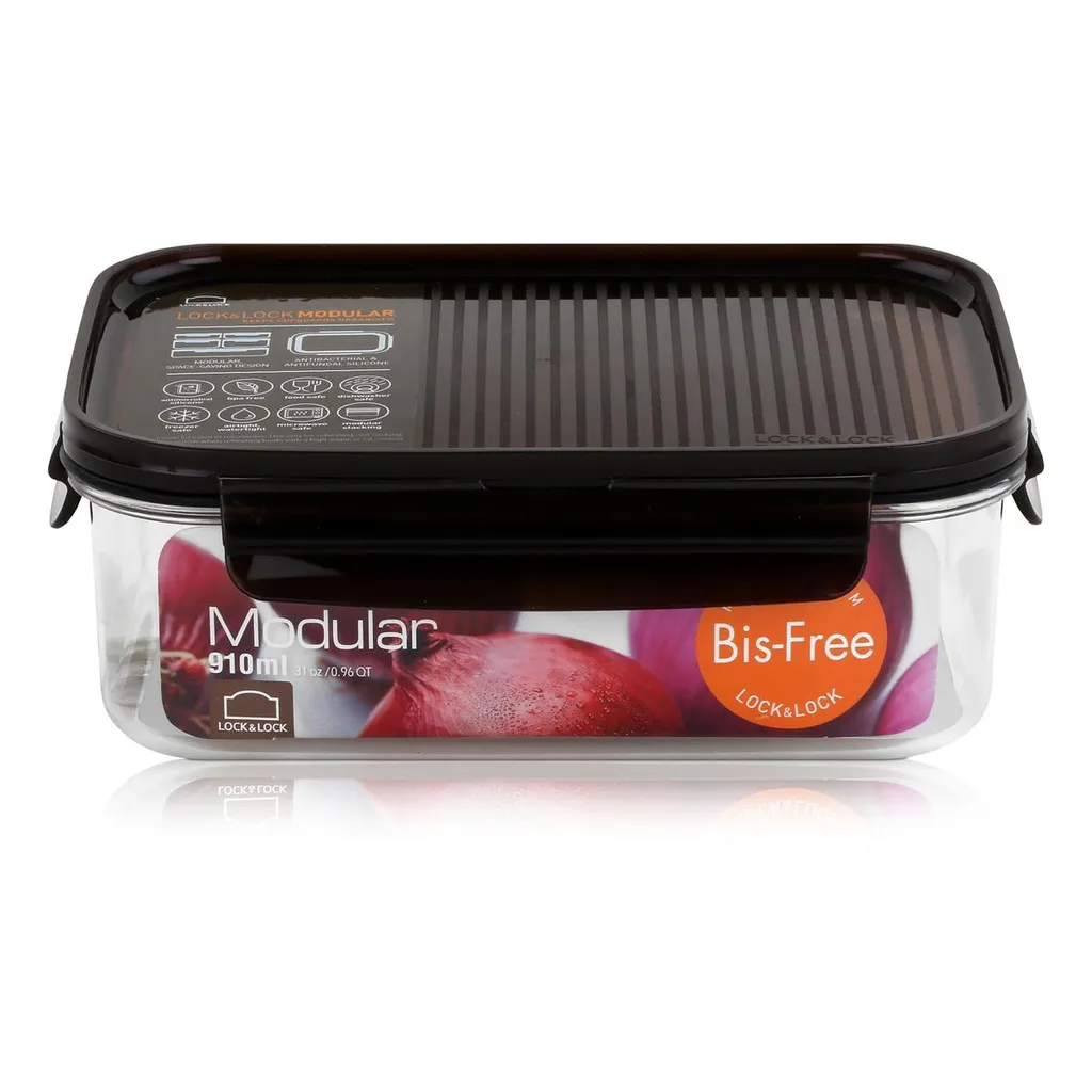 Lock&Lock Modular LBF404 Frischhaltedose 910ml - Unterteil Aus Tritan (1er Pack) 1 Lock&Lock Modular LBF404 Frischhaltedose 910ml - Unterteil Aus Tritan (1er Pack)