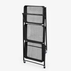 Klappbarer Küchenwagen 3 Etagen Griff Räder Pikas PlusFarbe: Schwarz, Höhe (cm): 89, Breite (cm): 46, Tiefe (cm): 29,5, Zusammensetzung: POWDER COATED IRON, Modelle: PIKAS PLUS, Länge (cm): 29 -Küche Produkt Geschäft 73e2352e6870398f895bff61726422cb