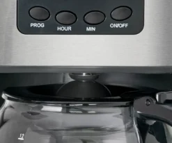 Clatronic KA 3642 Kaffeefiltermaschine Für 12-14 Tassen 1,5 L, Programmierbare 24-Stunden LCD-Digital-Zeitschaltuhr, Edelstahlfront -Küche Produkt Geschäft 765bb570c8f546671329efaf363d8aba